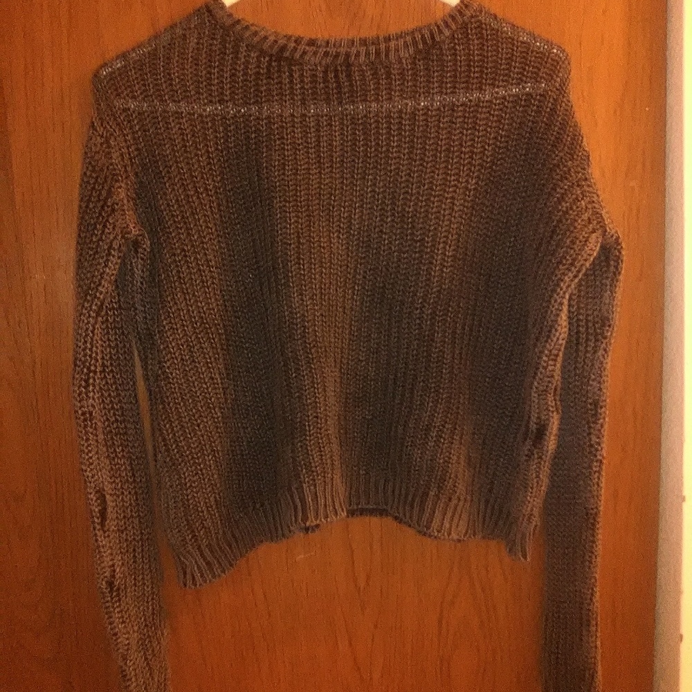 Brandy Melville acid wash cropped sweater - Picture 4 of 4